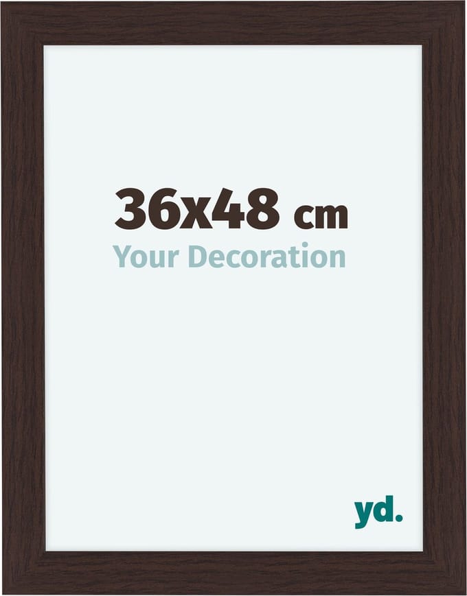 Your Decoration - Fotolijst 36x48 cm - MDF - Eiken Donker - Como