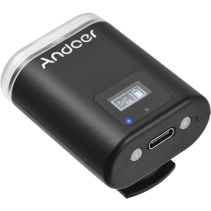 Andoer S10 Universele Mini Camera Flitser GN10 Op-camera Flitslicht 5600K Speedlite 8-Niveau zwart