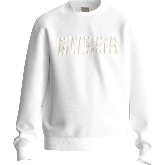 Sweatshirt fleece met ronde hals Guess Beau