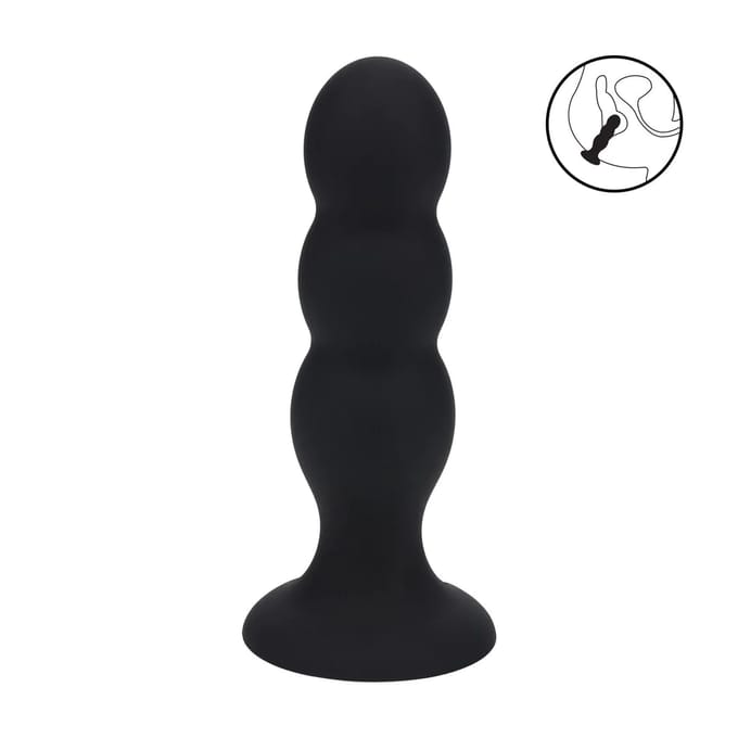Levelz - Dubbele Siliconen Anaal Plug met Beweeg Kogel - Large
