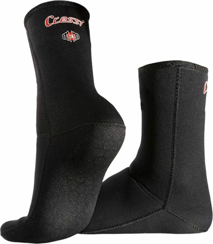 Slippers Cressi-Sub Metallite Scuba diving Black