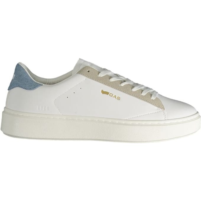 Gas Witte Polyurethaan Sneakers voor Mannen