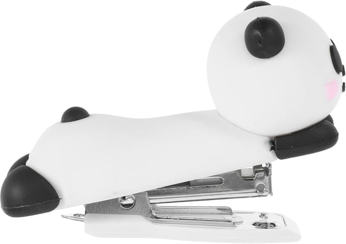 Panda Nietmachine - Bureauaccessoire Speelgoed - Papier Organiseren - Schattig Dierontwerp - 8x6cm - Multi