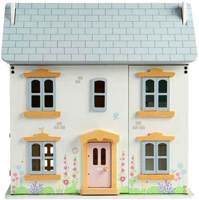 BigJigs houten poppenhuis zomerhuis - Victoriaans speelhuis.