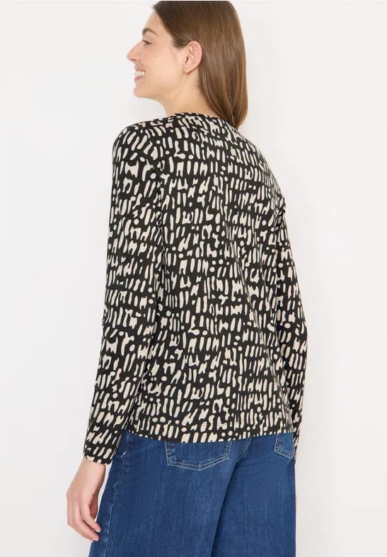 Printshirt in tuniekstijl