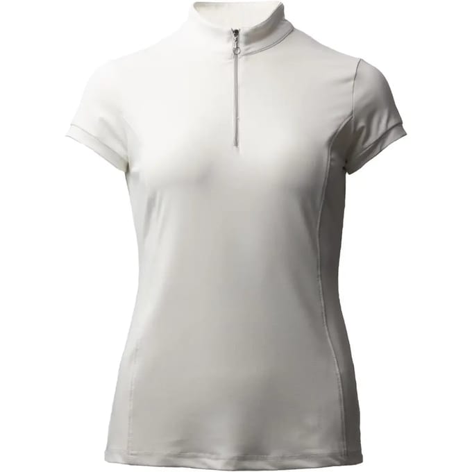 Horze Mina dames trainingsshirt , White, 34
