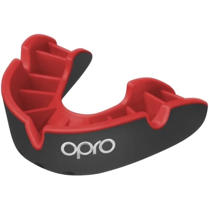 OPRO x UFC Gebitsbeschermer Silver Zwart/Rood Junior