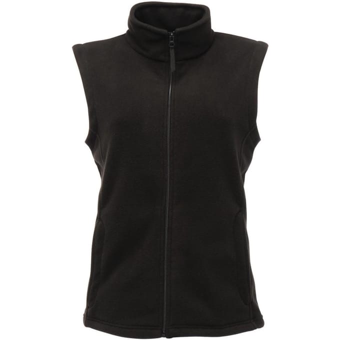 Regatta Vrouwen/dames Micro Fleece Bodywarmer / Gilet (Zwart)