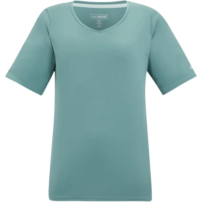 Dames Fingal T-shirt met korte mouwen en V-hals