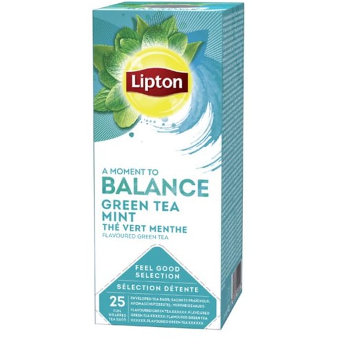 Lipton Feel good selection - Green tea mint - 25 Tea bags