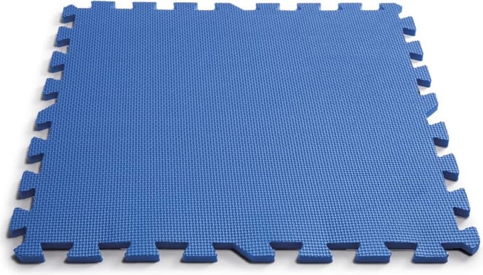 Intex Zwembadbodembeschermers 8 st 50x50 cm blauw
