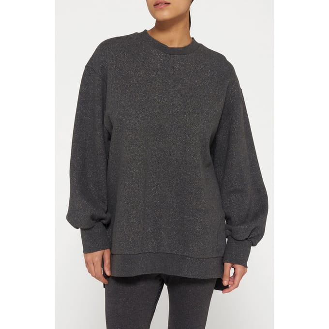 10DAYS Sweater Glitter Antra Melee Größe: XS | Pullover Outlet | Damen