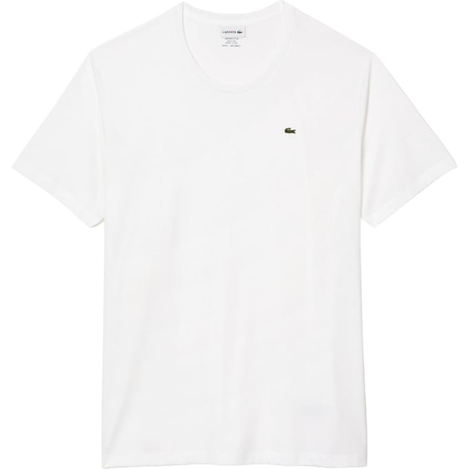 Lacoste Heren T-shirt - White - Maat M