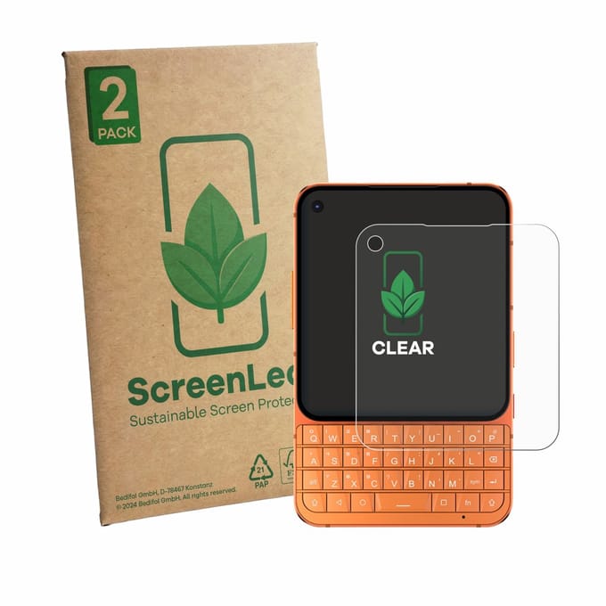 2 Stuks Screenprotector voor Unihertz Titan 2 Elite - Hoogwaardige Beschermfolie transparant