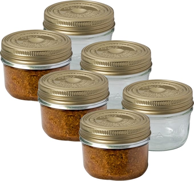 Le Parfait Weckpot/inmaakpot - 6x - met schroefdeksel - 200 ml