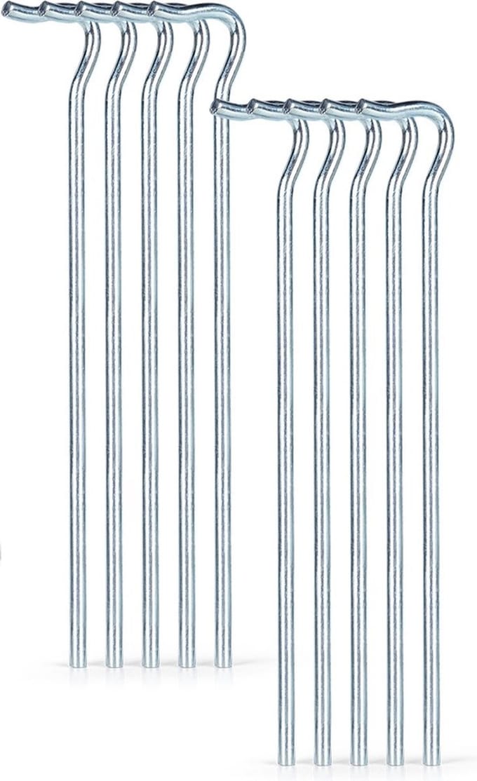 Tentharingen 23 cm 10 stuks - Haringen - Grondpennen