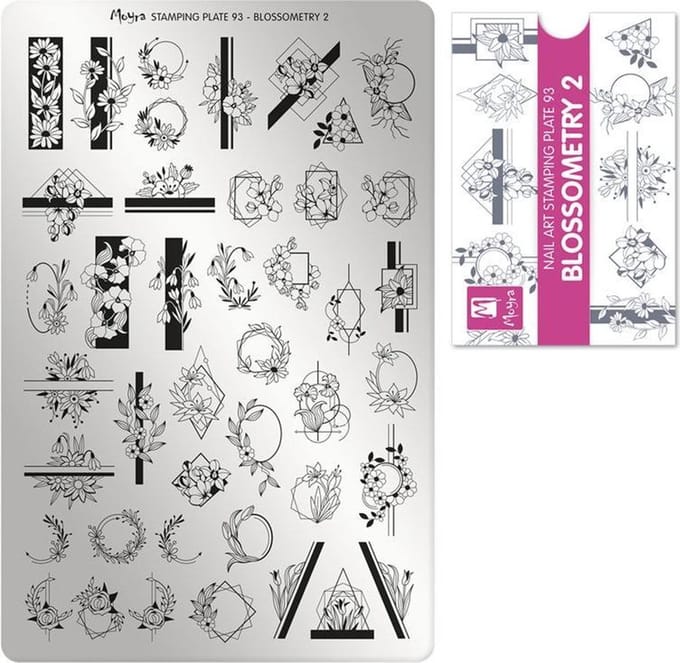 Moyra Stamping Plate 93 Blossemetry 2
