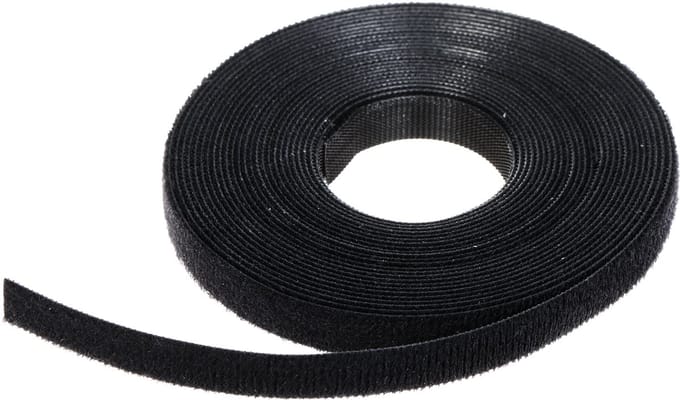 Tesa Serie - Kabelbeheer - Riemsluiting - Zwart - 5m x 10mm