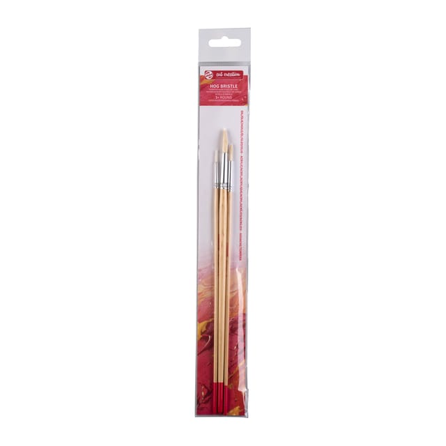Talens Art Creation Penselen set varkenshaar 3 rond