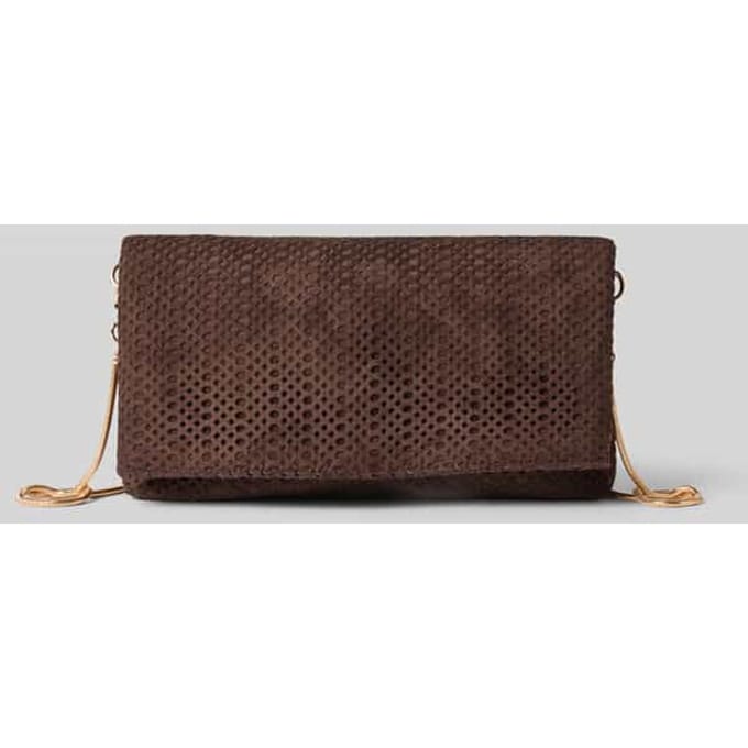 clutch met schouderketting model 'FoldLaserClutch'