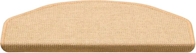 Trapmat Sisal - Naturel - 25 x 65 cm - 15 Stuks