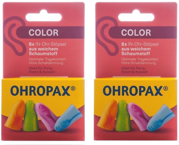 Kleurige Schuimrubberen Oordoppen voor Geluiddemping (16 stuks)