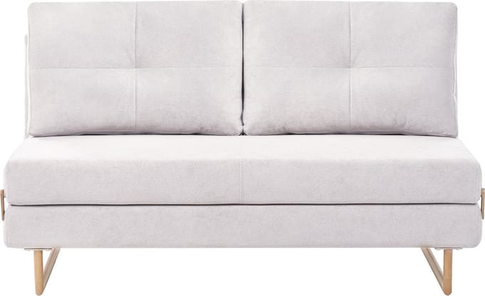 JERSLEV - 3-zits slaapbank - Gebroken wit - Polyester