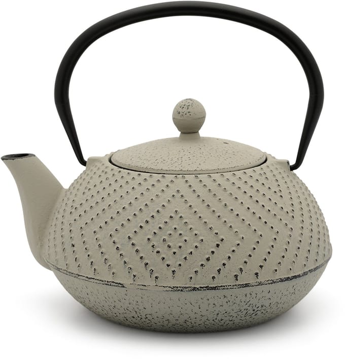 Bredemeijer - Theepot Yuka 1.2L warm grijs met filter