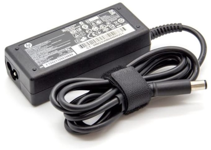 HP 65W Smart AC Adapter netvoeding - inverter Binnen - Zwart