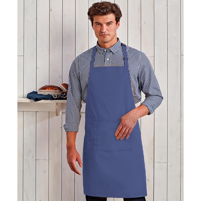 Premier Dames/Dames Kleuren Bipschort Met Zak / Werkkleding (Marineblauw)