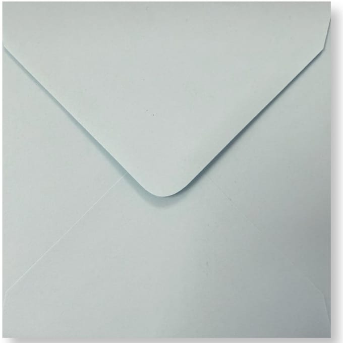 100 Luxe Vierkante Enveloppen Grijs - 15,5 x 15,5 cm - 110 Grams - 155x155mm - Puntklepsluiting