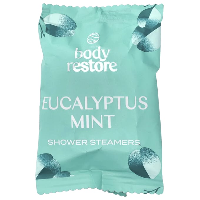 Body Restore, pastille de douche, eucalyptus, 6 comprimés, 5,3 oz white
