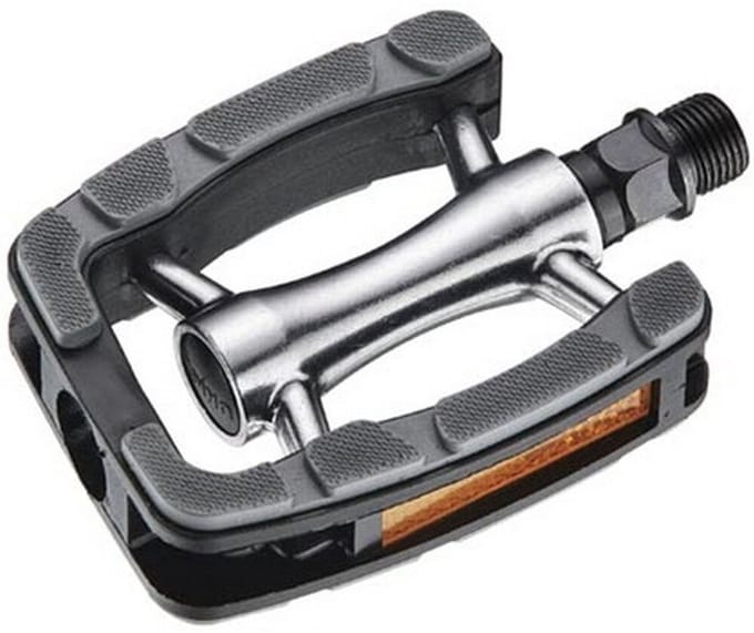 Marwi SP-823 pedalen, aluminium behuizing met antislip - Grijs