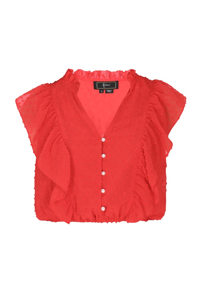 Faina Blouse Dames rood