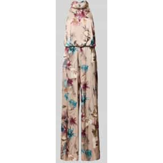 relaxed fit jumpsuit met all-over bloemenmotief