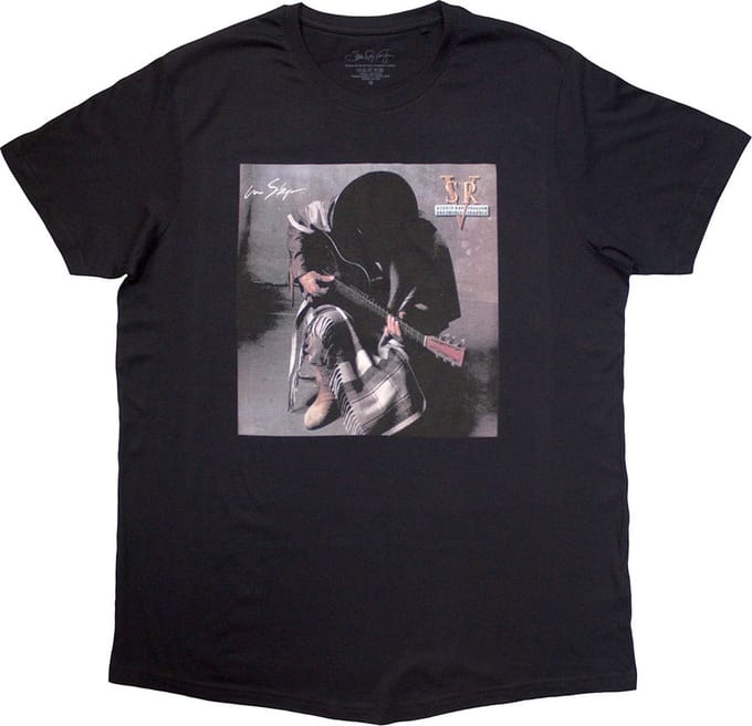 Stevie Ray Vaughan - In Step Album Heren T-shirt - S - Zwart