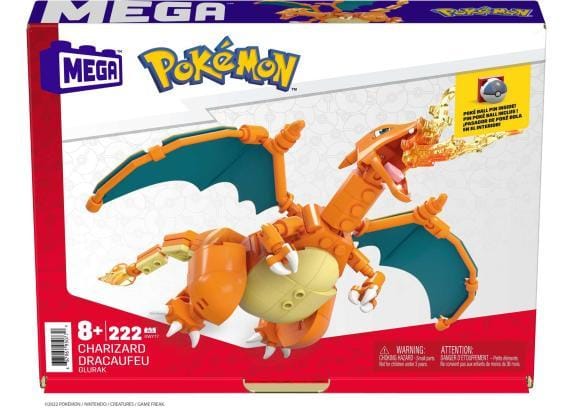 Pokemon Fisher Price Construx Charizard Bekende knuffels