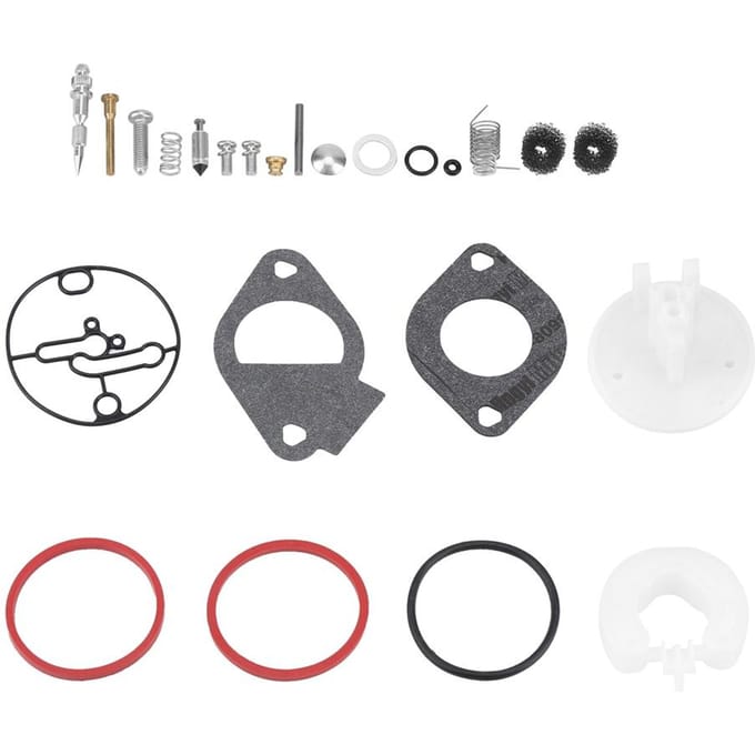 Stevig Duurzaam Metalen Carburateur Revisiekit Overhaul voor Briggs Stratton Craftsman gray