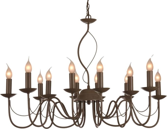 Hanglamp Long Island 12 - taupe - 12x60w E14