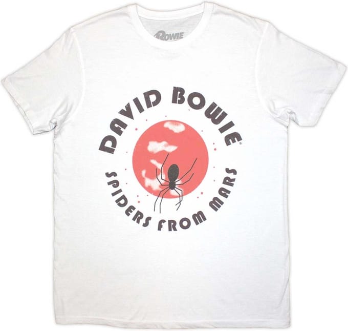David Bowie - Spiders From Mars Heren T-shirt - M - Wit