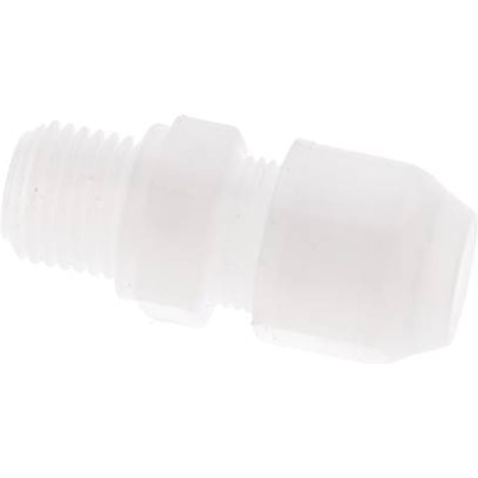 6x8mm & G1/4'' PP rechte slangkoppeling met buitendraad 10bar/145psi