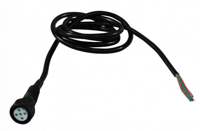 5-polige Aspock connector met 1,5 meter kabel - rechts