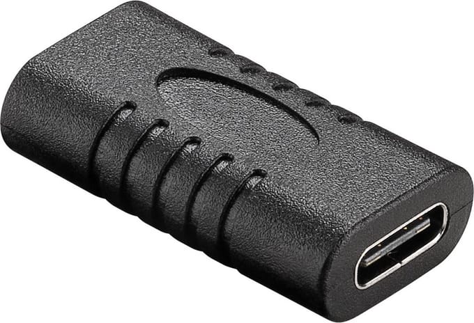 Pro USB-C Aan USB-C AV / multimedia paneel Zwart