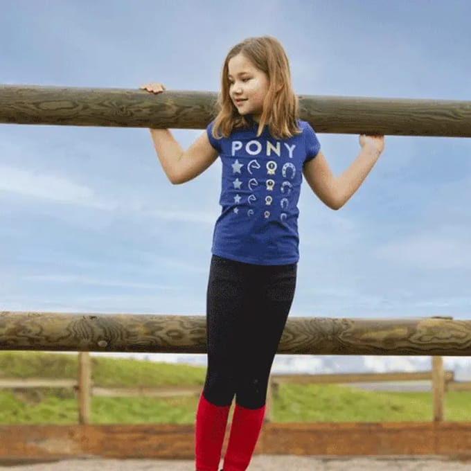 Meisjes-T-shirt Equithème Lise