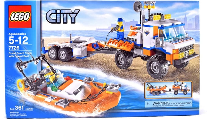 lego City Kustwachttruck met speedboot 7726 lego