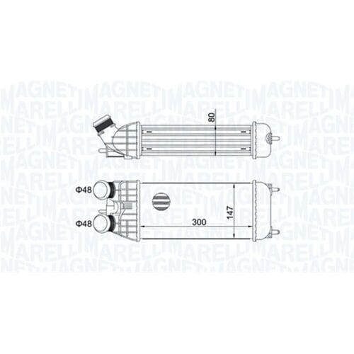 InlaatluchtRadiator MAGNETI MARELLI 351319204470