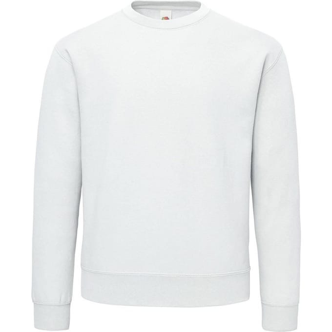 Fruit of the Loom Unisex Sweatshirt Volwassenen (Wit)