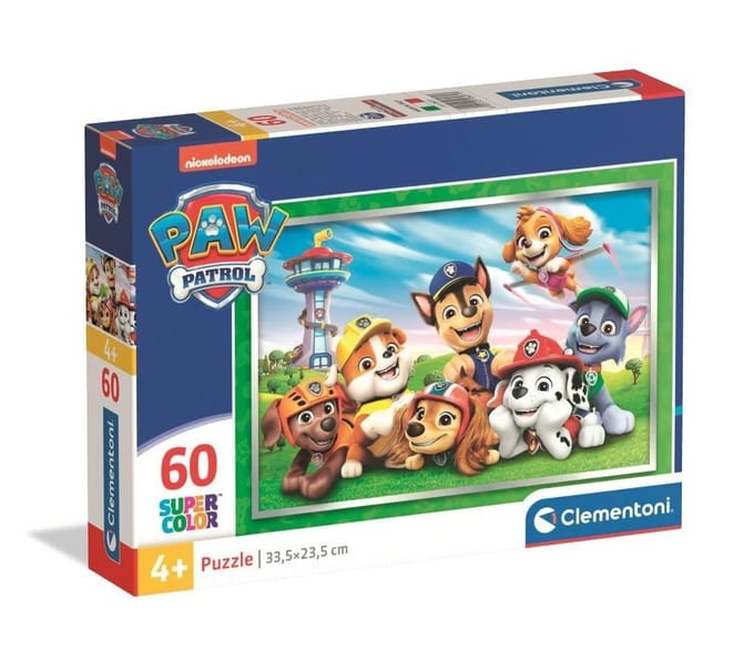 Clementoni - Puzzel - 60 Stukjes - Paw Patrol - Kinderpuzzel - Vanaf 4 jaar