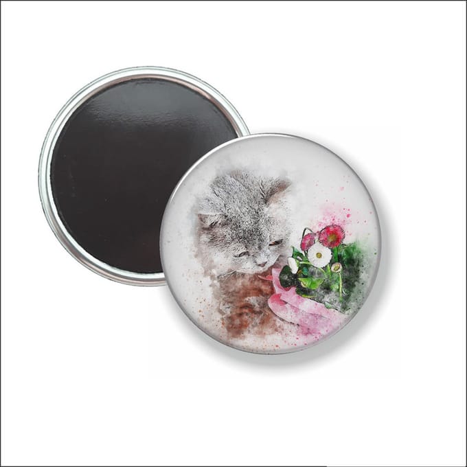 Button Met Magneet - Kat - NIET VOOR KLEDING