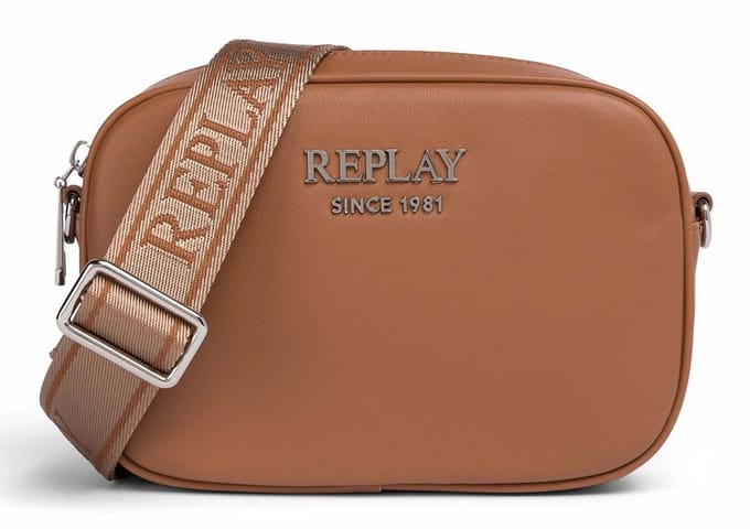 REPLAY schoudertas Crossbody Bag Caramel Cafe bruine